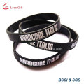 Bar Code Design Silicone Bracelet for Promotion